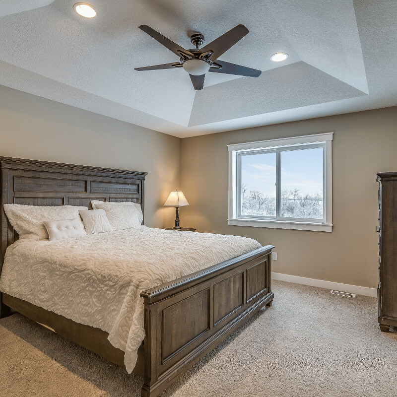 ceiling fan at home Professional ceiling fan installation by SEN Electrical.